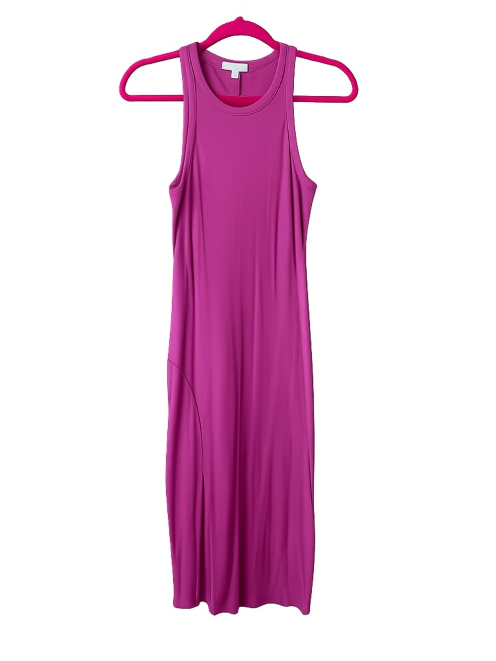 Beyond Yoga Sleeveless Athletic Maxi Dress in Berry size Small Cotton blend